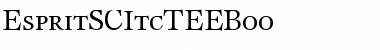Download EspritSCItcTEEBoo Font Download EspritSCItcTEEBoo Font