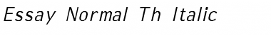 Download Essay-Normal Th It Font Download Essay-Normal Th It Font
