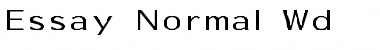 Download Essay-Normal Wd Font Download Essay-Normal Wd Font