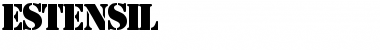 Download Estensil Font Download Estensil Font