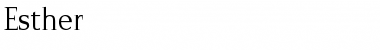 Download ESTHER Font Download ESTHER Font