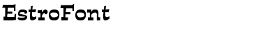 Download EstroFont Font Download EstroFont Font