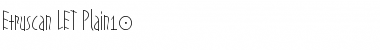 Download Etruscan LET Font Download Etruscan LET Font