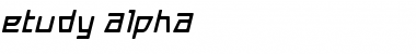 Download etudy alpha Font Download etudy alpha Font