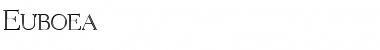 Download Euboea Font Download Euboea Font