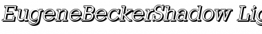Download EugeneBeckerShadow-Light Font Download EugeneBeckerShadow-Light Font