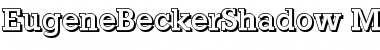 Download EugeneBeckerShadow-Medium Font Download EugeneBeckerShadow-Medium Font