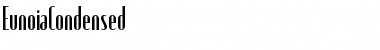 Download EunoiaCondensed Font Download EunoiaCondensed Font