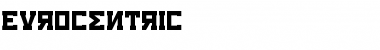 Download Eurocentric Font Download Eurocentric Font