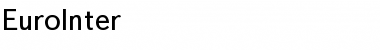 Download EuroInter Font Download EuroInter Font