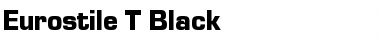 Eurostile T Black Regular Font