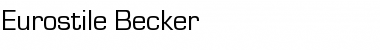 Download Eurostile Becker Font Download Eurostile Becker Font
