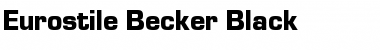Download Eurostile Becker Black Font Download Eurostile Becker Black Font