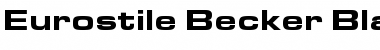 Download Eurostile Becker Black Extd Font Download Eurostile Becker Black Extd Font