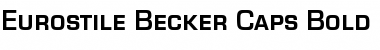 Download Eurostile Becker Caps Font Download Eurostile Becker Caps Font