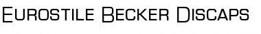 Download Eurostile Becker Discaps Font Download Eurostile Becker Discaps Font