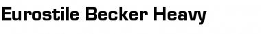 Download Eurostile Becker Heavy Font Download Eurostile Becker Heavy Font