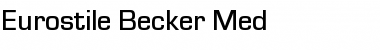 Download Eurostile Becker Med Font Download Eurostile Becker Med Font