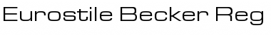 Download Eurostile Becker Reg Extd Font Download Eurostile Becker Reg Extd Font