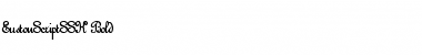 Download EustonScriptSSK Font Download EustonScriptSSK Font