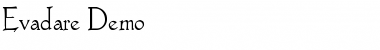 Download Evadare Demo Font Download Evadare Demo Font