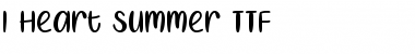 Download I Heart Summer Font Download I Heart Summer Font