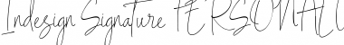Download Indesign Signature Font Download Indesign Signature Font