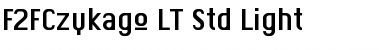 Download F2FCzykago LT Std Light Font Download F2FCzykago LT Std Light Font