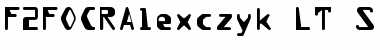 Download F2FOCRAlexczyk LT Std Regular Font Download F2FOCRAlexczyk LT Std Regular Font