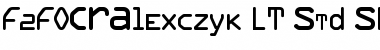 Download F2FOCRAlexczyk LT Std Shake Font Download F2FOCRAlexczyk LT Std Shake Font