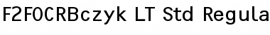Download F2FOCRBczyk LT Std Regular Font Download F2FOCRBczyk LT Std Regular Font