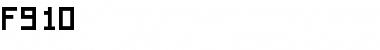 Download F910 Font Download F910 Font