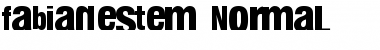 Download fabianestem Font Download fabianestem Font