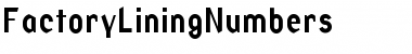 Download FactoryLiningNumbers Font Download FactoryLiningNumbers Font