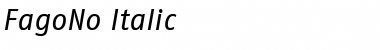 Download FagoNo-Italic Font Download FagoNo-Italic Font