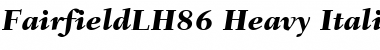 Download FairfieldLH86-Heavy Font Download FairfieldLH86-Heavy Font