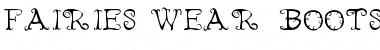 Download Fairies Wear Boots Font Download Fairies Wear Boots Font