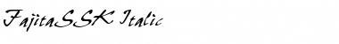 Download FajitaSSK Font Download FajitaSSK Font