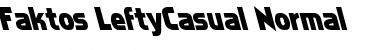 Download Faktos-LeftyCasual Font Download Faktos-LeftyCasual Font