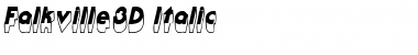 Download Falkville3D Font Download Falkville3D Font