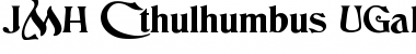 Download JMH Cthulhumbus UGalt2 Font Download JMH Cthulhumbus UGalt2 Font