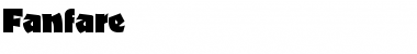 Download Fanfare Font Download Fanfare Font