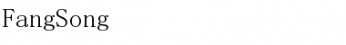 Download FangSong Font Download FangSong Font