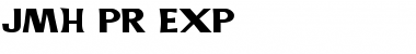 Download JMH PR EXP Font Download JMH PR EXP Font