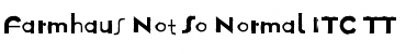 Download Farmhaus Not So Normal ITC TT Font Download Farmhaus Not So Normal ITC TT Font