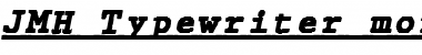 Download JMH Typewriter mono Black Under Font Download JMH Typewriter mono Black Under Font