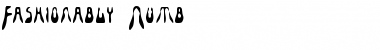 Download Fashionably Numb Font Download Fashionably Numb Font