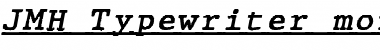 Download JMH Typewriter mono Under Font Download JMH Typewriter mono Under Font