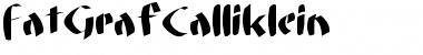 Download FatGrafCalliklein Font Download FatGrafCalliklein Font