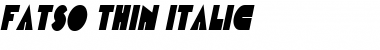 Download Fatso Thin Font Download Fatso Thin Font